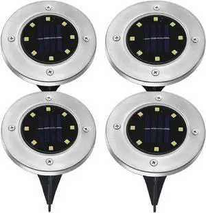 Radiant Pathways Wireless & Solar Powered Light up Pathways Set of 4
