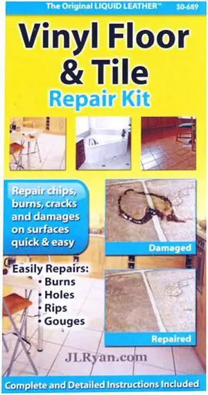 Liquid Leather Vinyl Floor and Tile Repair Kit (30-689)