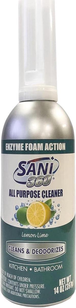 Sani 360 Multipurpose Cleaner - Lemon Lime Scent - 14 oz.