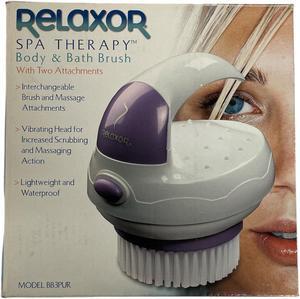 Relaxor Spa Therapy Body & Bath Brush with Two Attachments