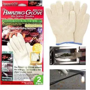 The Amazing Glove Deluxe Hot Surface Handler Mitt - 2 pack