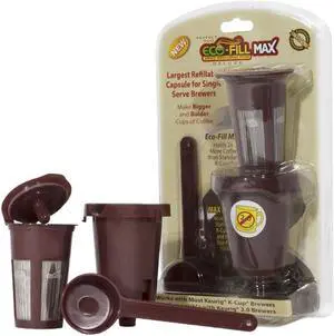Eco-Fill Max Reusable Coffee Filter (Brown) - Brew Sustainably