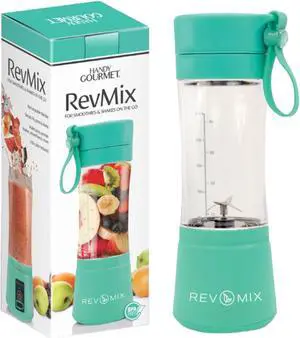 Handy Gourmet RevMix for Smoothies & Shakes On The Go (Teal)