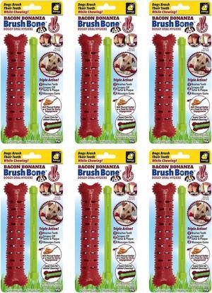 BrushBone Toothbrush - Bacon Bonanza - 6 Pack