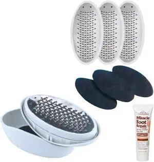 Egg Pedicure Callus Shaver 3 Replacement Blades Combo Miracle Foot Repair