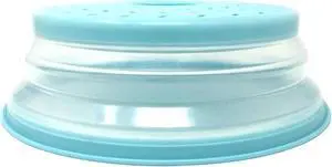 Handy Gourmet Collapsible Microwave Shield, Teal