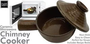 Ceramic Microwave Chimney Cooker - Quick and Easy Cooking Solution