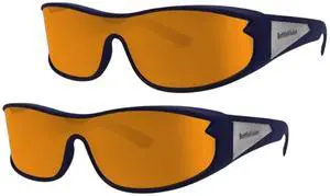 Battle Vision STORM Wrap Around Sunglasses - 2PK