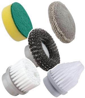 Horsepower Scrubber 5-Pack Premium Replacement Heads for Electric Spin Scrubber