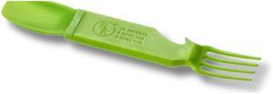 4-in-1 Snapatite+ Utensil Set - Spoon, Knife, Fork, Bottle Opener (Green)
