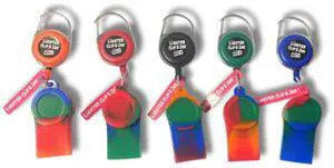 WEEZ Retractable Lighter Clip & Silicone Jar- Neon