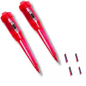 Dizzy Gels: Battery Operated Fun Vibrating Gel Pens with 8 bonus refills