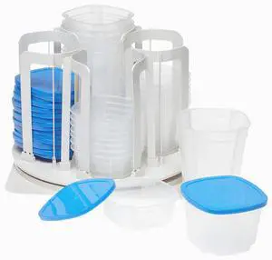 Swirl Around Storage Container Organizer