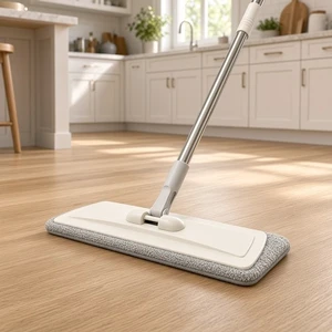 SwivelShine 360 Microfiber Floor Mop, Stainless Steel Pole, 2 Pads SwivelShine 360 Microfiber Floor Mop, Stainless Steel Pole, 2 Pads