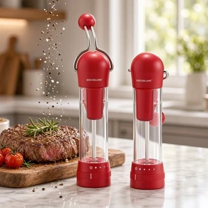 KOCHBLUME Set of 2 Ratchet Grinders Ceramic - RED KOCHBLUME Set of 2 Ratchet Grinders Ceramic - RED