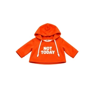 Snax the Sloth NOT TODAY Hoodie Red Hoodie for Plush Sloth Snax the Sloth NOT TODAY Hoodie Red Hoodie for Plush Sloth