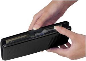 BIG Card Guard Wallet - Ultimate Protection for Your Cards (Black)