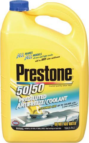 PRESTONE AF2100 Antifreeze Coolant, Bottle, 1 gal, Ready to Use, Pre-Diluted