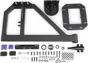 Body Armor 5297 Tire Carrier Single Action Fits 07-18 Wrangler (JK)