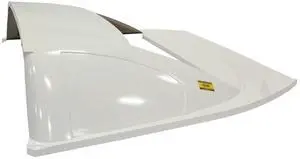ABC Greenhouse Rear Half Std Composite White ABC Greenhouse Rear Half Std Composite White