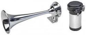 WOLO 135-24 Marine Air Horn,Brass,3-1/2 in. W,24VDC