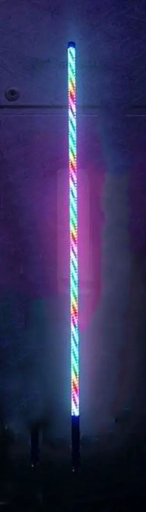 RS8195FTBT - ColorSMART 5ft RGB LED Lighted Whip w/ Chasing & Bluetooth Control