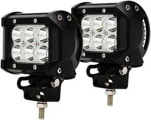 RS6L18WPR - Street Series 18W 6-LED Bottom Mount LED Spot Lights (Pair)