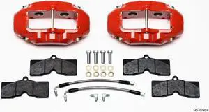 Rear Brake Kit 65-82 Corvette Red Powdercoat