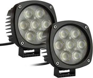 RS-4CREE-35W-2 - HD Series 4.3in 35W/5,000LM Round CREE LED Spot Light (Pair)
