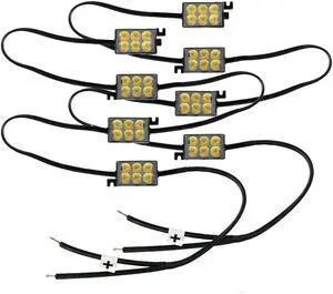 RS-4P-LEDBED - 8-Pod LED Bed Rail Pod Lighting Kit (2 Strips of 4)