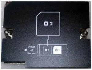 HP 672720-001 Processor 2 Heatsink For Proliant Bl465C Gen8