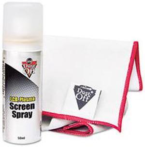 Dust-Off Laptop Computer Cleaning Kit, 8.5 oz. Spray/Microfiber Cloth
