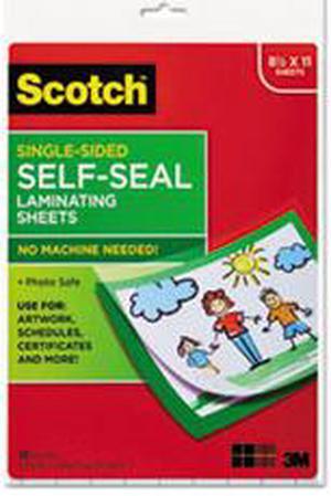 Self-Sealing Laminating Sheets, 6.0 mil, 8 1/2 x 11, 10/Pack