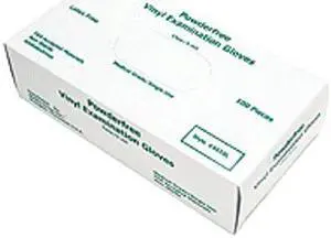 Disposable Vinyl Gloves Powder-Free Large 5 mil Thick White 100/Box 5010L