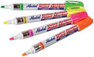 Markal 96817 Valve Action Liquid Paint Marker with 1/8" Bullet Tip, Purple, 1 Each