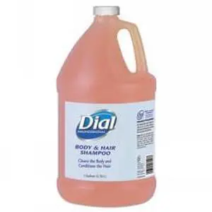 Body and Hair Shampoo, 1-gal Bottle, Gender-Neutral Peach Scent