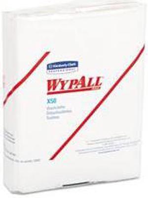 WYPALL X50 Wipers, 10 x 12 1/2, White