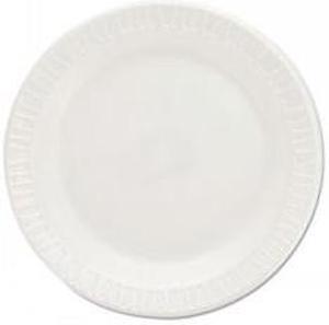 Quiet Classic Laminated Foam Dinnerware Plates 6" dia White 125/Pack 8 Packs/Carton 6PWQR