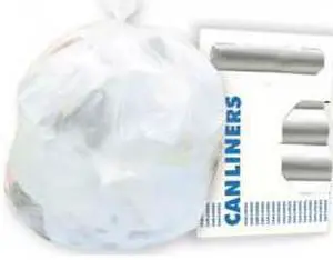 Boardwalk High-Density Can Liner 43x47 56gal 19mic Equiv. Natural 25 Bag/RL 6 RL
