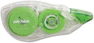 Correction Tape With Two-Way Dispenser, Non-Refillable, 1/5" X 472", 2