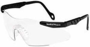 Magnum 3G Safety Eyewear, Smoke Polycarb Anti-Scratch Lenses, Black Ny