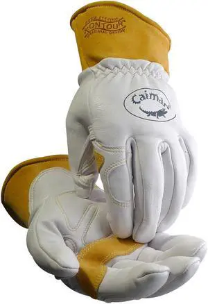 1871 Series Multi-Task Gloves, Small, White/Tan
