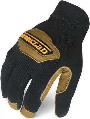 IRONCLAD PERFORMANCE WEAR RWC2-02-S Ranchworx(R) Mechanics Gloves, Goatskin