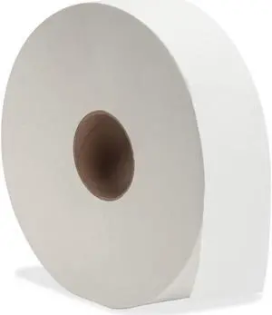 Genuine Joe Jumbo Jr Dispenser Bath Tissue Roll - 2 Ply - 3.50" x 2000 ft - White - Fiber - For Bathroom - 6 / Carton G Genuine Joe Jumbo Jr Dispenser Bath Tissue Roll - 2 Ply - 3.50" x 2000 ft - White - Fiber - For Bathroom - 6 / Carton G