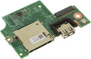 Dell OEM Inspiron 7370 7373 Power Button USB SD Card Reader IO Circuit  08YD0
