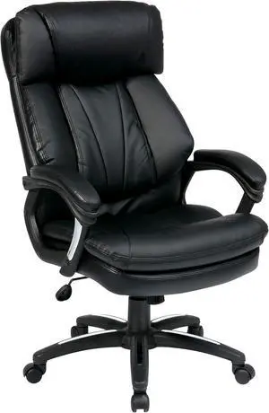 Office Star Products Work Smart Oversized Faux Leather Executive Chair