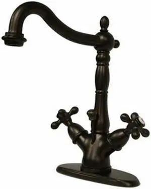Oil Rubbed Bronze Brass Centerset Faucet
