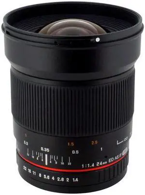 Rokinon 24mm F1.4 Aspherical Wide Angle Lens