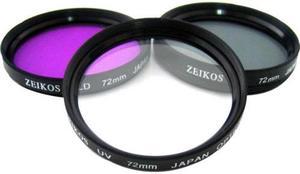 Zeikos Electronics ZE-FLK72 Filter Kit - Polarizer, FLD, Ultraviolet