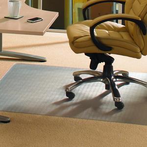 FloorTex Eco-friendly Chairmat Rectangle 36"x48" Clear ECO113648EP